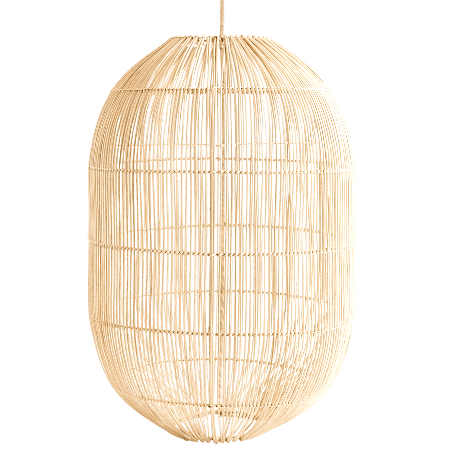 RATTAN FLOOR/CEILING LAMP URBINO - DYKE & DEAN