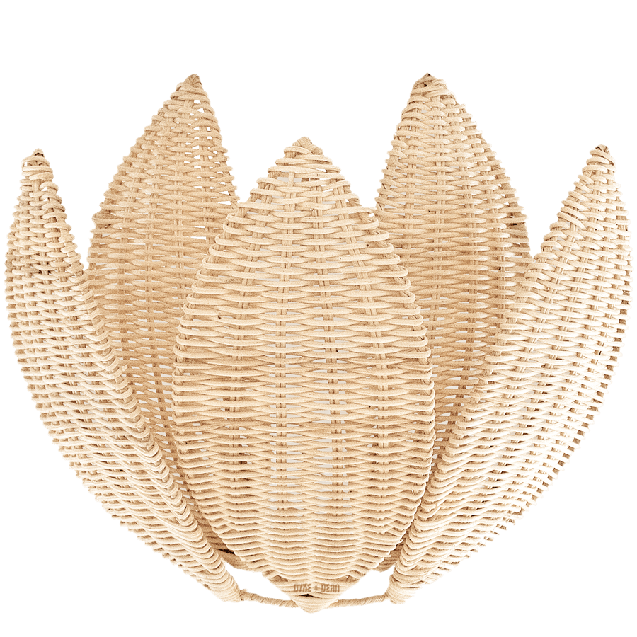 RATTAN WALL LAMP LOTTO - DYKE & DEAN