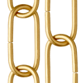 RAW BRASS CHAIN HEAVY WEIGHT - DYKE & DEAN