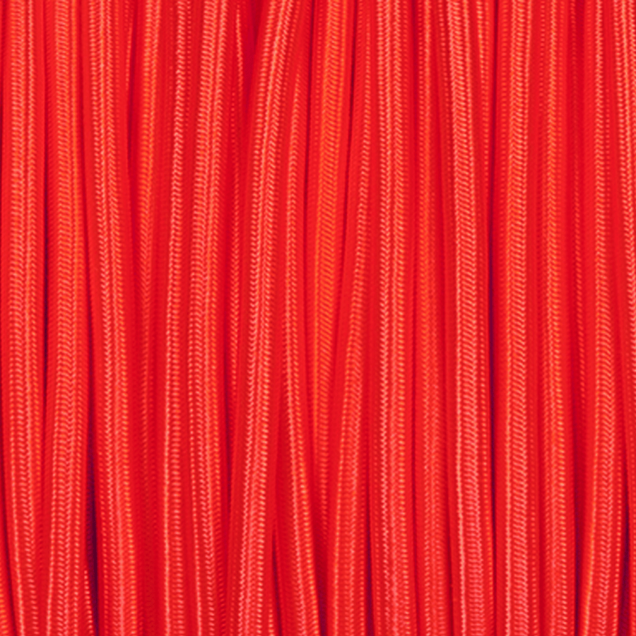 RED ROUND FABRIC CABLE - DYKE & DEAN