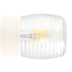 RIBBED CERAMIC REARWIRED LAMPS - WALL LIGHTS - DYKE & DEAN  - Homewares | Lighting | Modern Home Furnishings