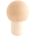 ROUND WOODEN BOTTLE TOPPER - DYKE & DEAN