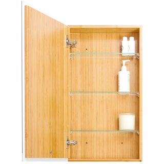 SINGLE CABINET 700 IN BAMBOO - BATHROOM - DYKE & DEAN  - Homewares | Lighting | Modern Home Furnishings