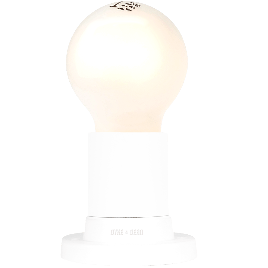 WALL & CEILING BATTEN LAMP E27 WHITE - DYKE & DEAN