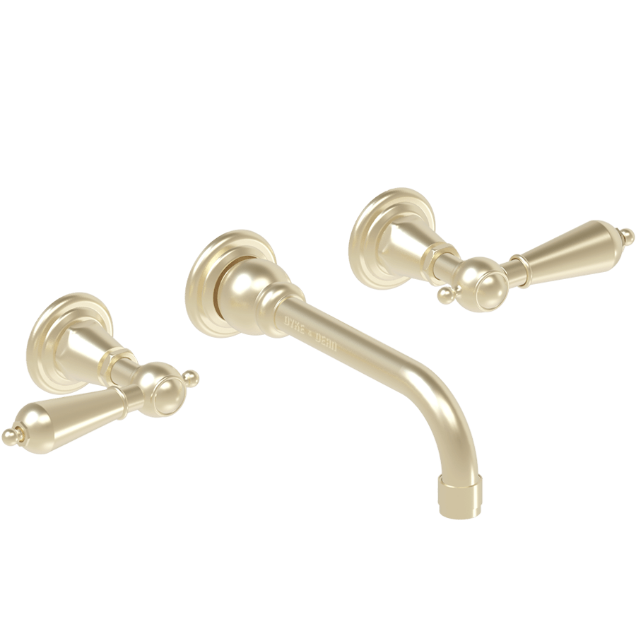 WALL MOUNTED SPOUT LEVER TAPS - DYKE & DEAN