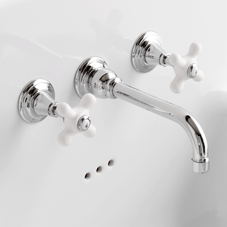 WALL MOUNTED SPOUT LEVER TAPS - DYKE & DEAN