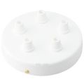 WHITE 5 WAY CABLE CEILING ROSE - DYKE & DEAN
