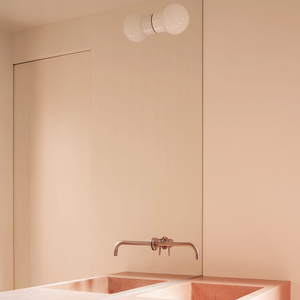 WHITE CERAMIC REARWIRED WALL LAMPS - WALL LIGHTS - DYKE & DEAN  - Homewares | Lighting | Modern Home Furnishings
