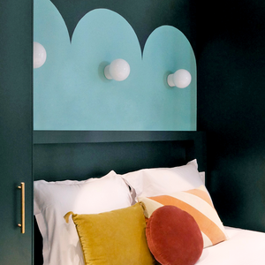 WHITE CERAMIC REARWIRED WALL LAMPS - WALL LIGHTS - DYKE & DEAN  - Homewares | Lighting | Modern Home Furnishings