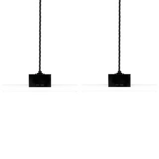 WHITE PEG TUBE PENDANT - DYKE & DEAN