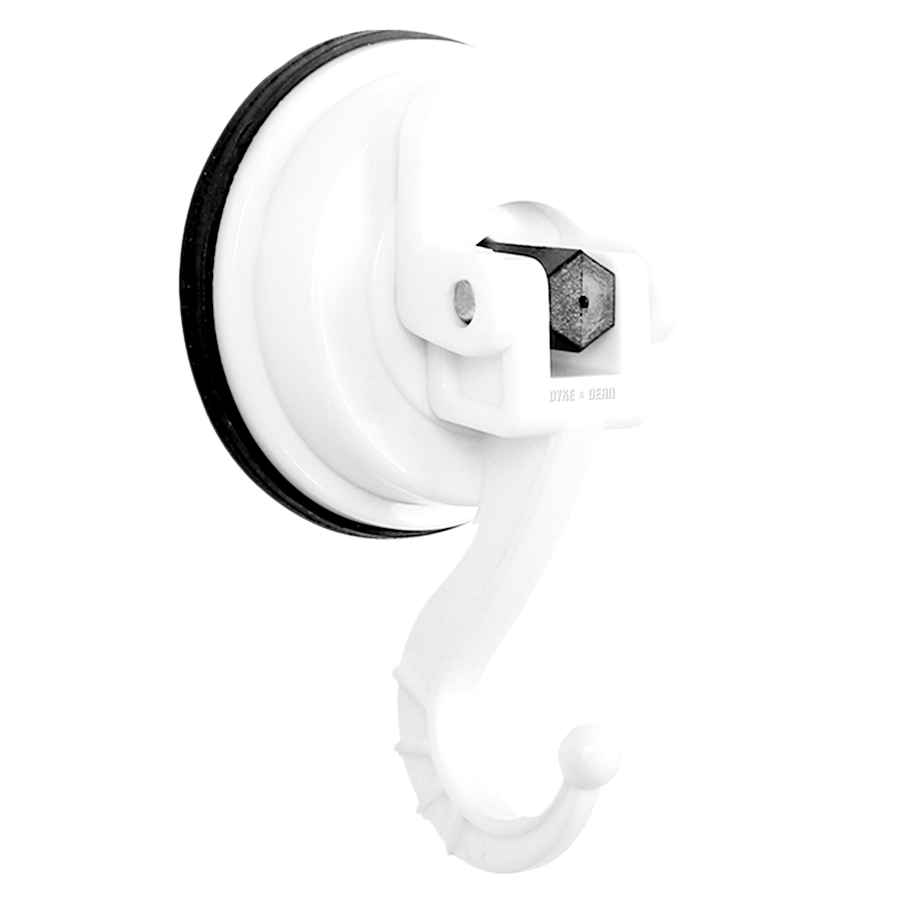 WHITE SUCTION HOOK 4KG - DYKE & DEAN