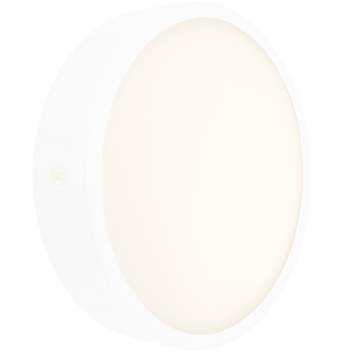 WHITE WOOD DISC WALL LIGHT - DYKE & DEAN