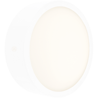 WHITE WOOD DISC WALL LIGHT - DYKE & DEAN