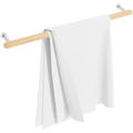 WIREWORKS SINGLE TOWEL RAIL 680 NATURAL OAK - DYKE & DEAN