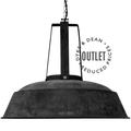 XL FIN NECK ENAMEL SHADE PENDANT OUTLET - DYKE & DEAN
